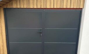 Garážová brána antracit, Radobica