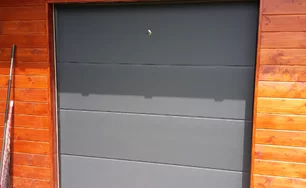 garážová brána sekcionálna, antracit, hladký
