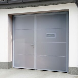 Krídlová RAL 9006 + schránka dať do STRIEBORNÁ RAL 9006