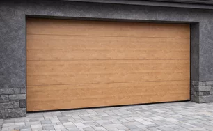 sekčná garážová brána extra laminácia irish oak-hladký Kátlovce