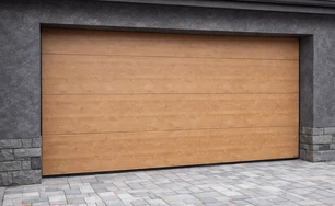 sekčná garážová brána extra laminácia irish oak-hladký Kátlovce