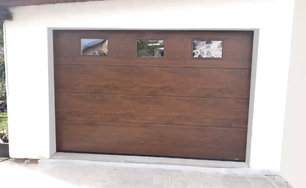 sekčná garážová brána orech hladký Ivanka pri Dunaji