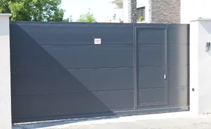 vonkajšia plotová brána antracit