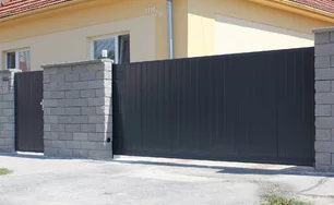 vonkajšia plotová brána antracit